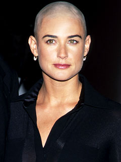 Demi Moore hizo lo propio para el rol de "G.I. Jane"